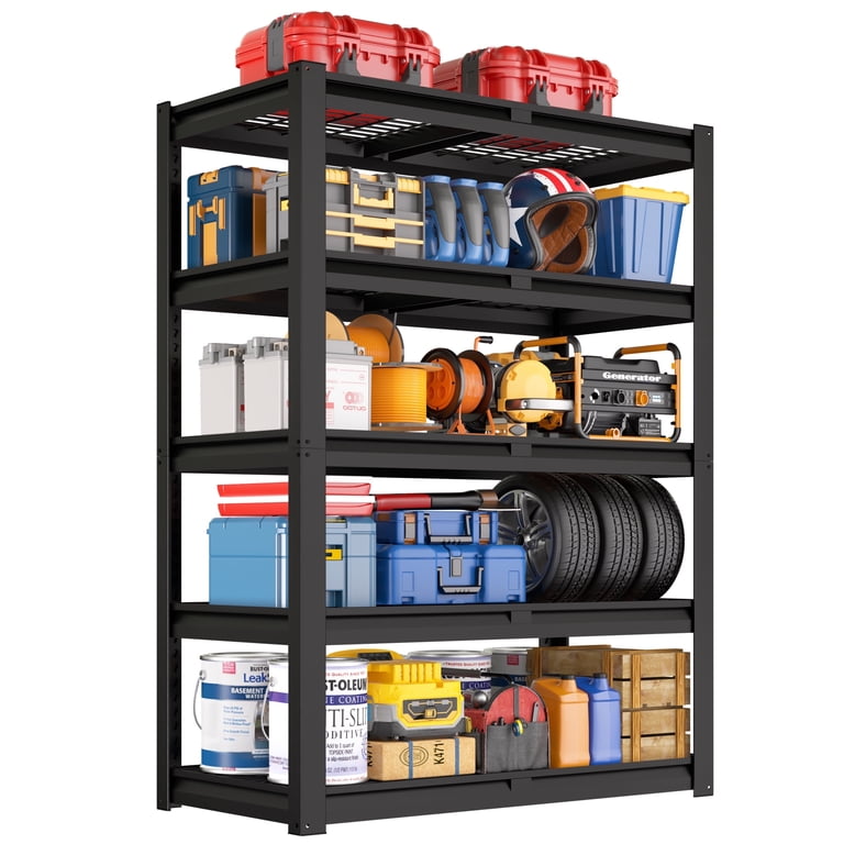 TrumanPick 5-Tier Adjustable Metal Storage Shelves, 28