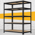 thumbnail image 1 of TrumanPick Storage Shelves 5 Tier Garage Metal Storage Shelving Unit Heavy Duty Utility Shelf Rack 36" W x 16" D x 71" H-1500lbs, Black, 1 of 11