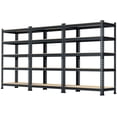 thumbnail image 1 of TrumanPick Storage Shelves Garage Metal Storage Shelving Unit Heavy Duty Utility Shelf Rack 28" W x 12" D x 59" H 5 Tire 1325lbs, Black, 1 of 12