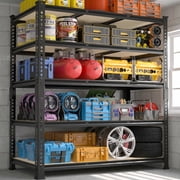 TrumanPick 48 W Garage Shelving 3250LBS Heavy Duty Storage Shelves 5 Tier Adjustable Metal Shelving Rack, Industrial Shelf, 72 H x 24 D
