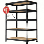 TrumanPick 5-Tier Adjustable Storage Shelf Units for Garage Metal Shelf Rack for Basement Pantry Warehouse, 32W x 16D x 63H, 1400 lbs