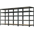 thumbnail image 1 of TrumanPick Storage Shelves Heavy Duty Garage Shelving Unit 1400LBS Metal Utility Adjustable Shelf Rack for Basement Pantry Warehouse 32"W x 16"D x 63"H,Black, 1 of 12