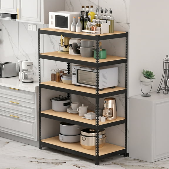 TrumanPick Storage Shelves Heavy Duty Shelving Unit 3500lbs 48"W x 24"D x 71"H Metal Adjustable Utility Garage Shelf Rack,1 Pack