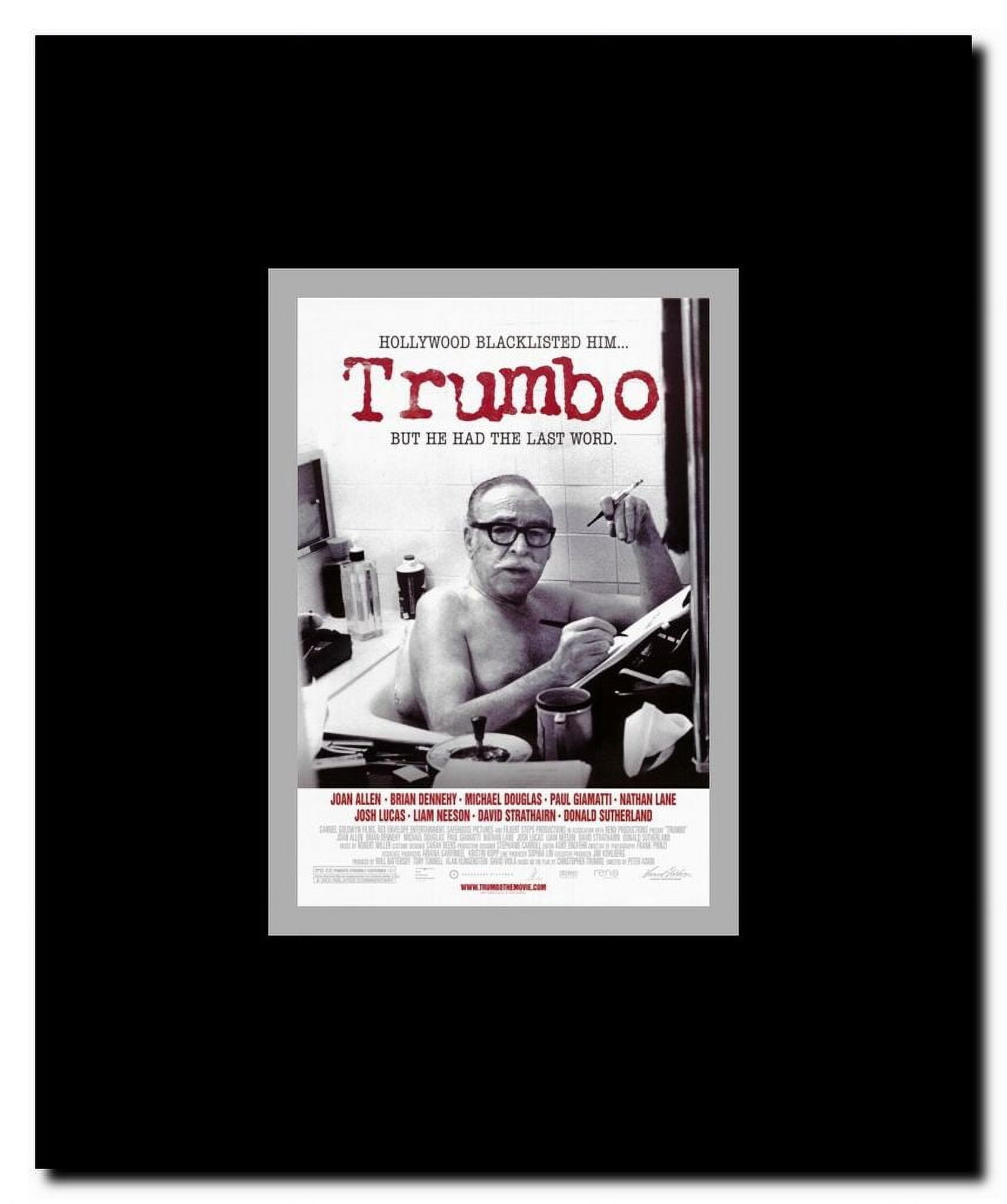 Trumbo Framed Movie Poster