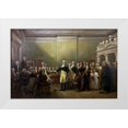 thumbnail image 1 of Trumbull, John 14x11 White Modern Wood Framed Museum Art Print Titled - General George Washington Resigning his Commission, 1 of 4