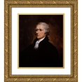 thumbnail image 1 of Trumbull, John 15x17 Gold Ornate Wood Framed with Double Matting Museum Art Print Titled - Alexander Hamilton, 1806, 1 of 4