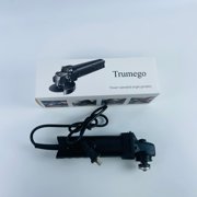 Trumego Power-operated angle grinders,Variable-Speed Angle Grinder with Paddle Switch, Black