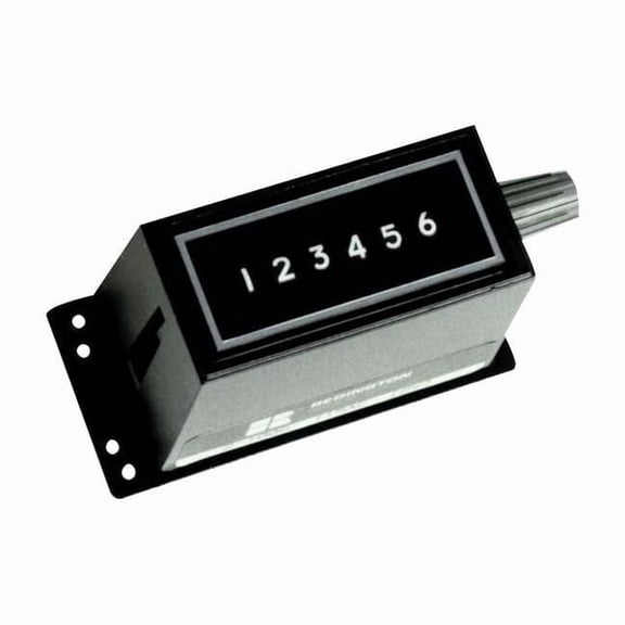Trumeter Counter,6 Digit,Base Mount,115VAC 2-1006