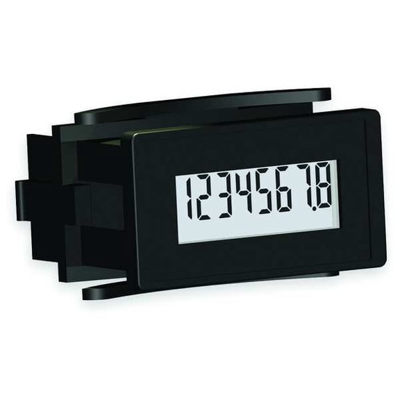 Trumeter LCD Hour Meter,LCD,Clip,ABS/PC Blend 6320-0000-0000