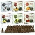 thumbnail image 1 of Trumiri Fruity Incense Cones - Variety Pack - Total 60 Cone Incense (6 Scents x 10 Conos) - Strawberry, Coconut, Pineapple, Apple, Mango, Orange - Cone Incense Scents - Insense Cones - Incent Cone, 1 of 5