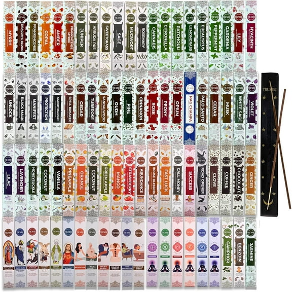 Trumiri Incense Sticks - Insence-Sticks - 12 Random Scents Variety Pack of Insense Inciensos - 20 Sticks per Scent - Total 240 Incents
