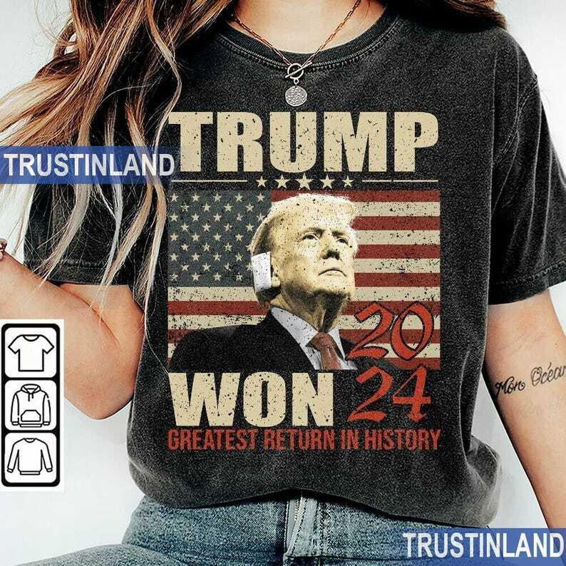 Trummp Won . Trummp Won 2024 Election Inauguration Graphic . Trummp We
