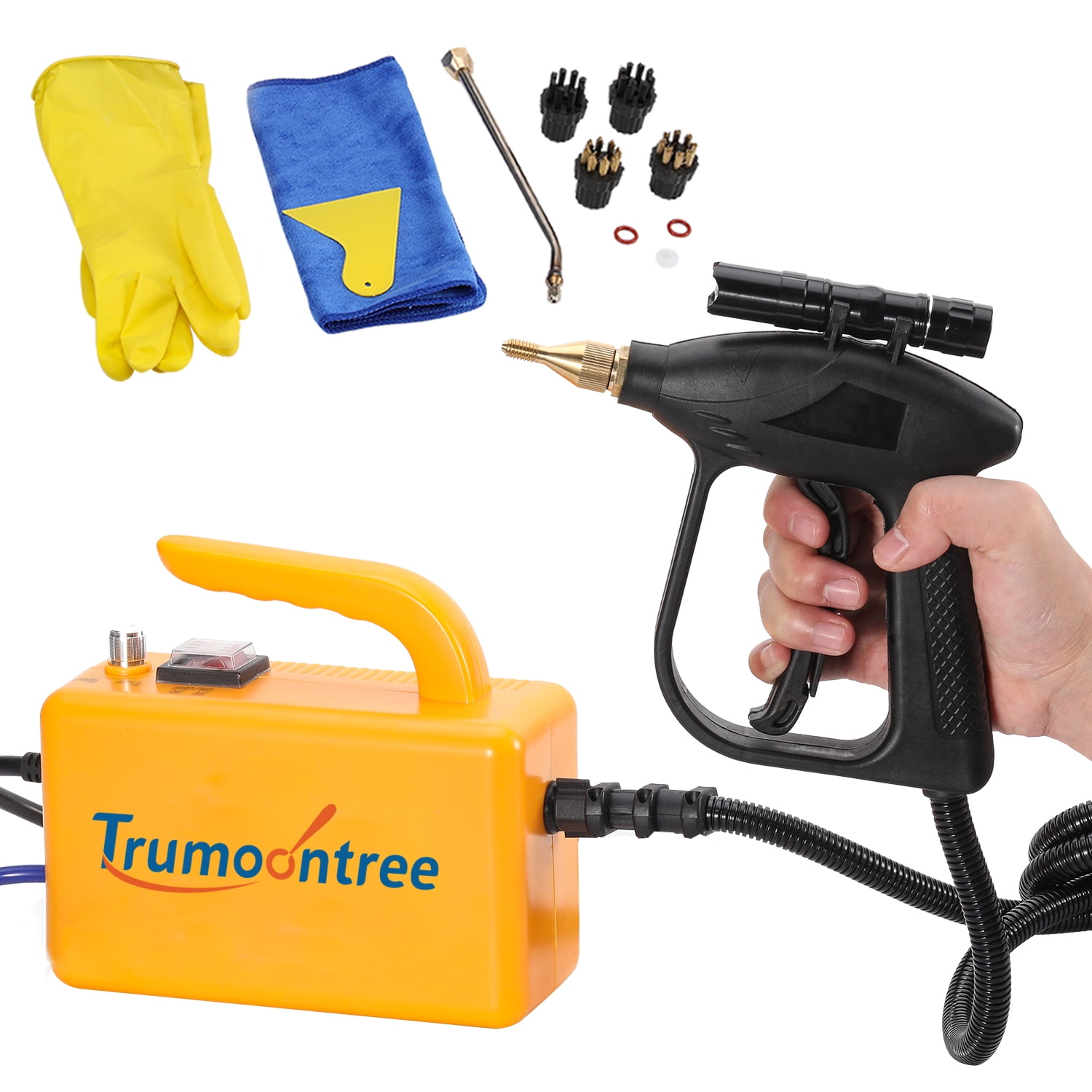 Trumoontree High Pressure Steam Cleaner Handheld Portable Steam Cleaning Machine 1700W