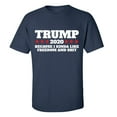 thumbnail image 1 of Trump 2020 Because I Kinda Like Freedom Unisex Short Sleeve T-shirt-Navy-3XL, 1 of 4