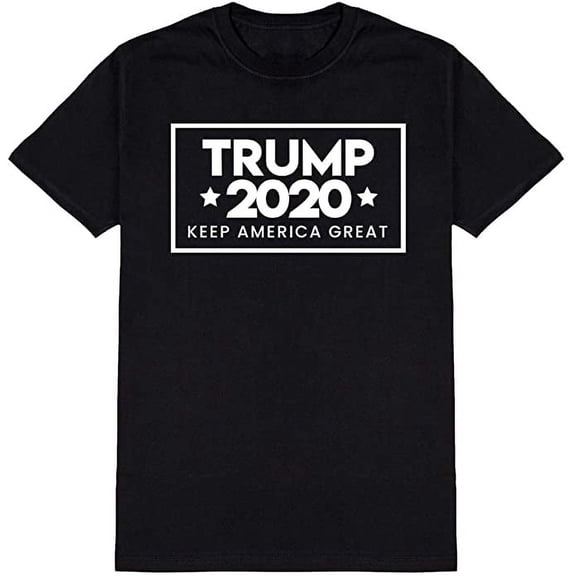 Trump 2020 Keep America Great Novelty Funny T Shirt Black Small