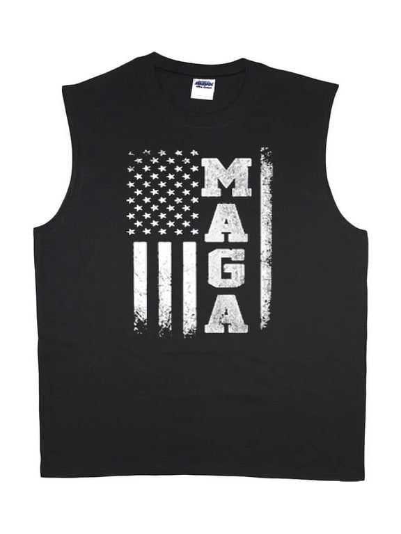 Trump 2020 MAGA Sleeveless T-shirt Muscle Tee