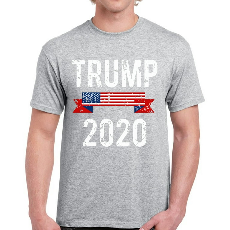 Trump 2020 USA Flag Shirts for Men Political T-shirt Graphic Tee