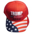 thumbnail image 1 of Trump 2024 3 Stars Red USA Flag Bill Embroidered Baseball Cap Hat, 1 of 1
