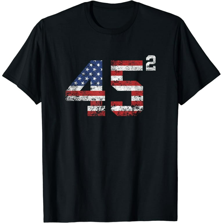 45 Squared Trump 2020 Second Term USA Vintage T-Shirt 45 Squared Trump 2020 Second Term USA Vintage T-Shirt