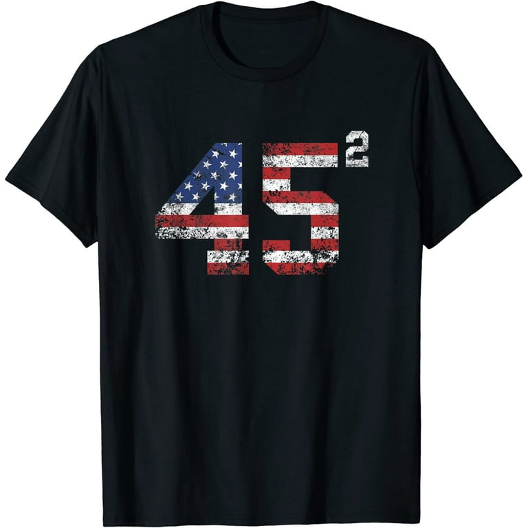 45 Squared Trump 2020 Second Term USA Vintage T-Shirt 45 Squared Trump 2020 Second Term USA Vintage T-Shirt