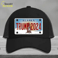 thumbnail image 1 of Trump 2024 Alaska Novelty License Plate Hat Mesh Black, 1 of 1