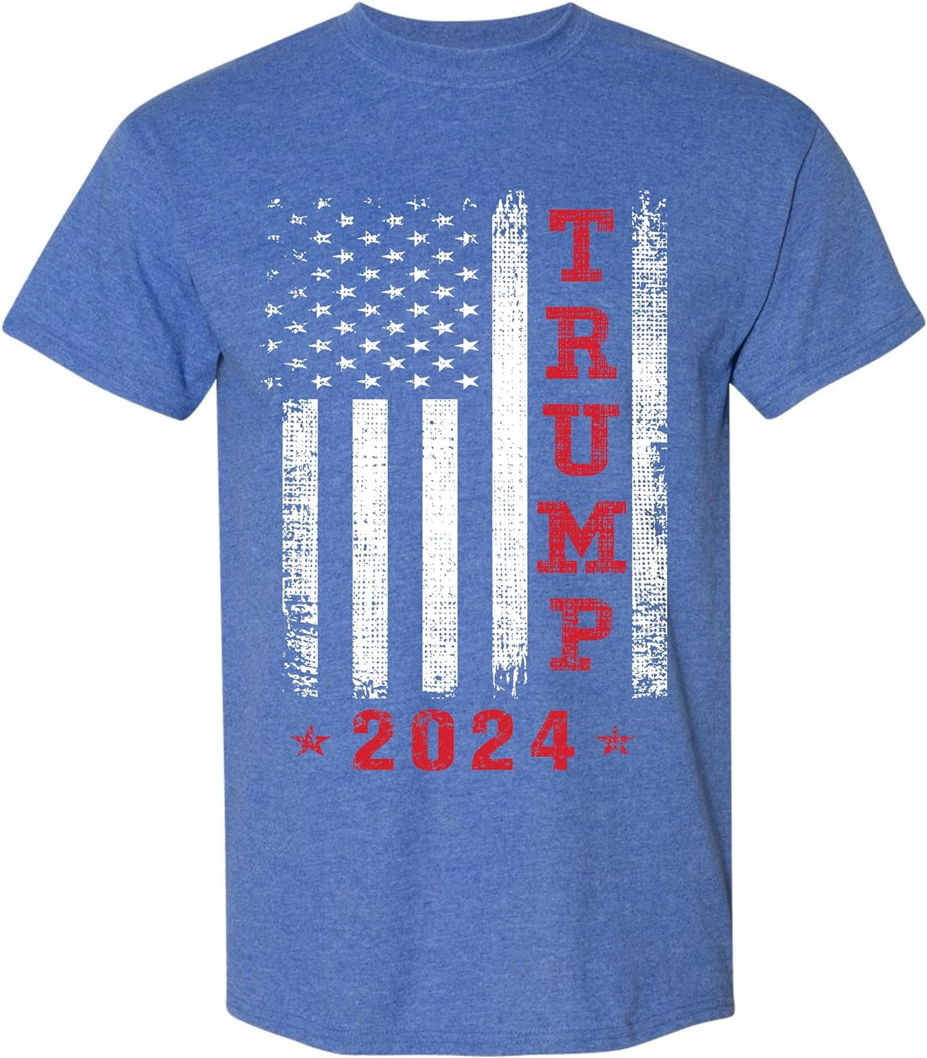 Trump 2024 American Flag Vintage TShirt, Trump T Shirts for Men, Adult