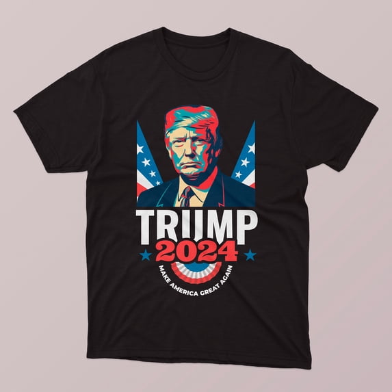 Trump 2024 Campaign Small T-Shirt Unisex – Support Make America Great Again – Patriotic Apparel - Design 5
