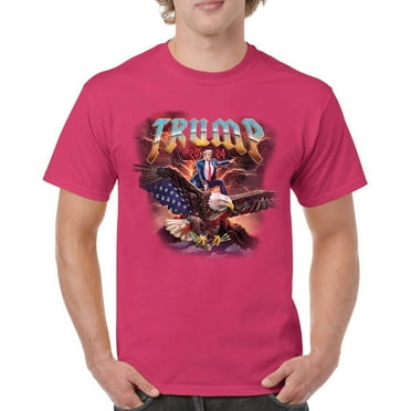 Trump 2024 Eagle Rider T-shirt MAGA President USA First Vote Red Make America Great Again Take US Back Men's Tee