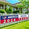 Trump 2024 Flag 120"" x 20"" Take America Back Banner Donald Trump 2024