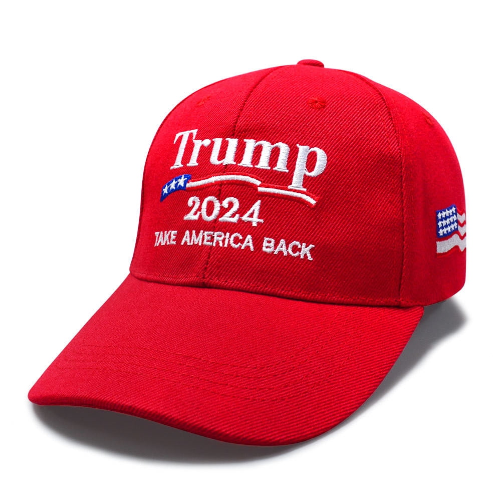 Trump 2024 Flag 2024 Campaign Hat Flag Of The United States Embroidery