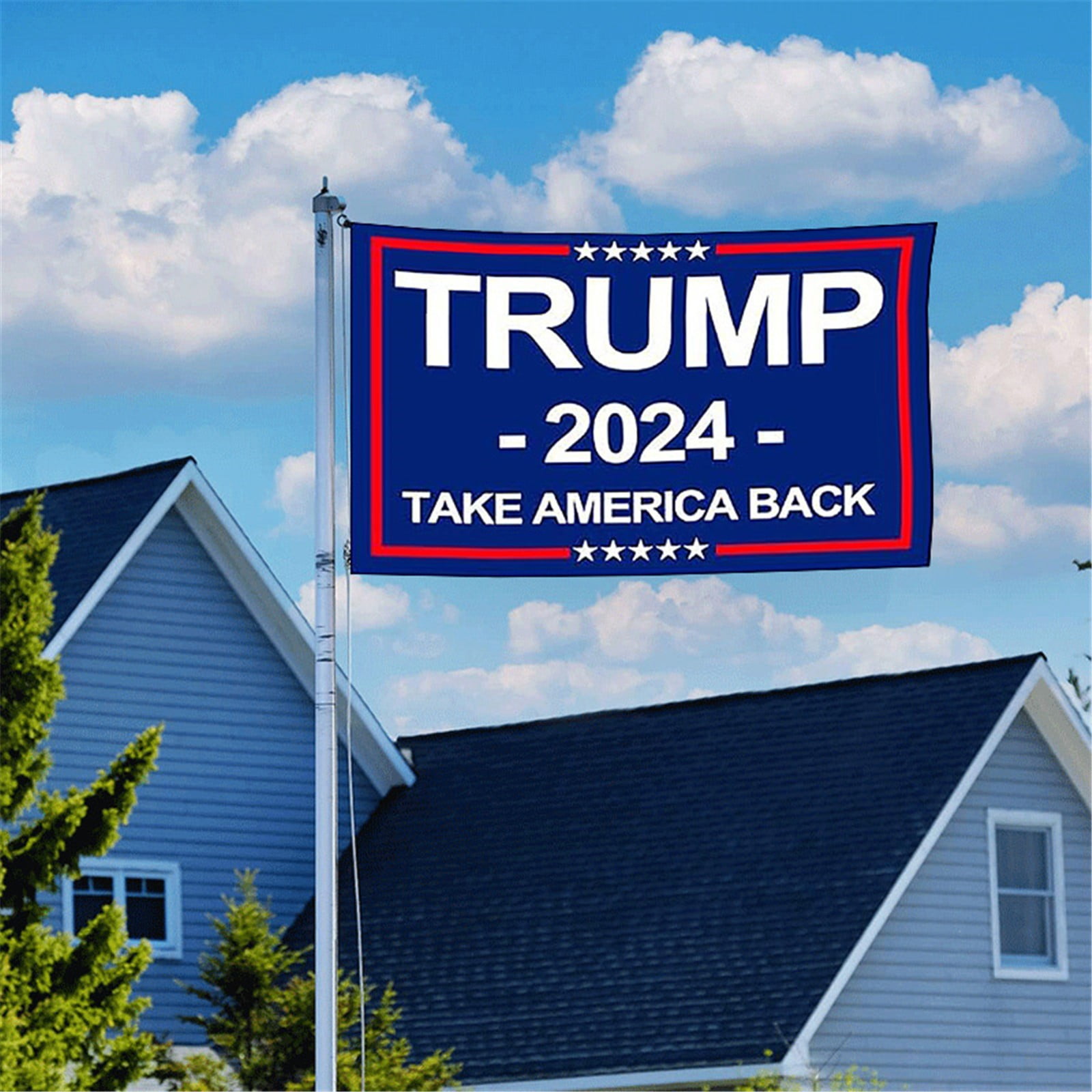 Trump 2024 Flag 3X5 Outdoor Double Sided 3 PlyDonald Trump Take