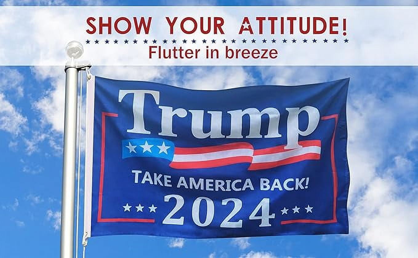 Trump 2024 Flag 3x5 FT Outdoor Flag. Donald Trump Flag for 2024