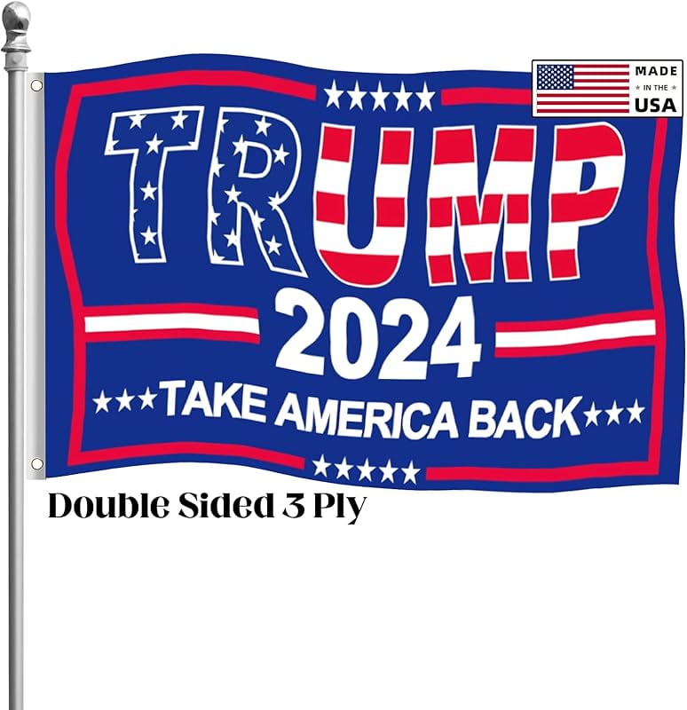 Charlie Kirk "Turning Point Forever" Flag – Double Sided 3x5 Ft Polyester, Outdoor