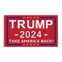 Trump 2024 Flag 3x5 Outdoor Double Sided 3 Ply-Donald Trump Take America Back Red Flags & Banner