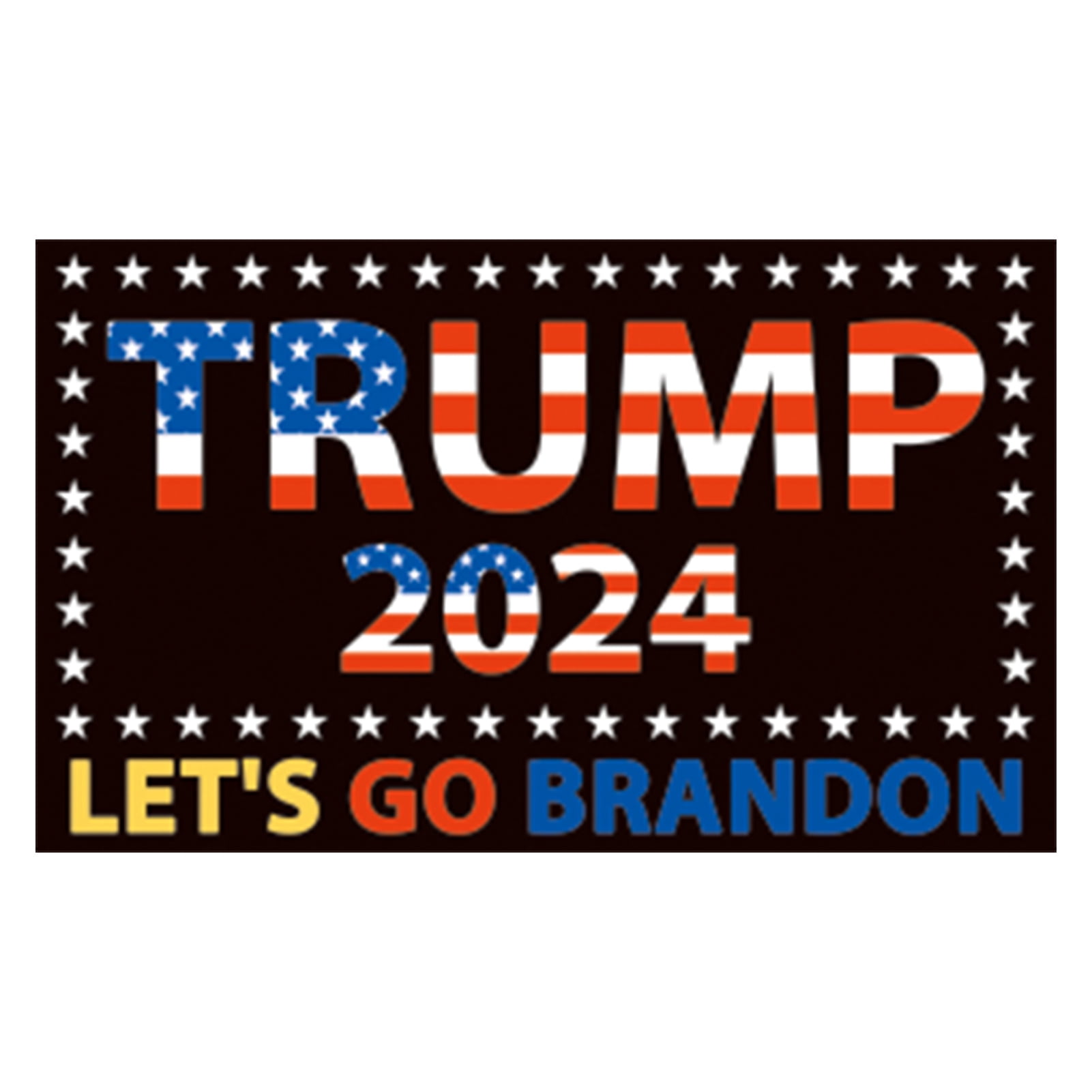 Trump 2024 Flag Outdoor Trump Take America Back Letter Print Flag Rust