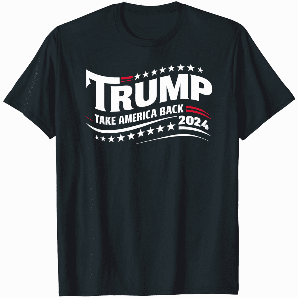 Trump 2024 Flag Take America Back 2024 T-Shirt - Walmart.com