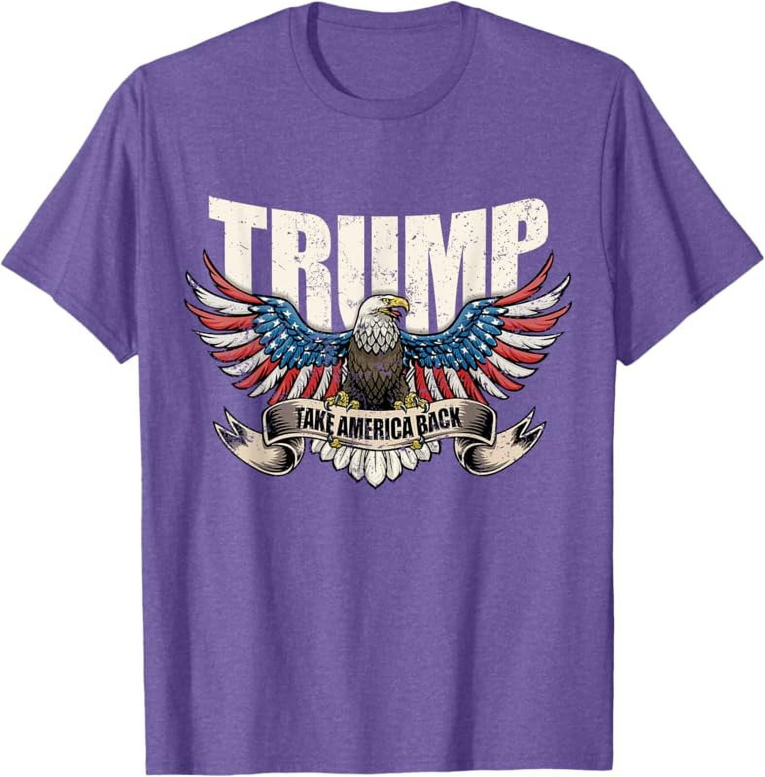 Trump 2024 Flag Take America Back Men Women Donald Trump TShirt Ethyie