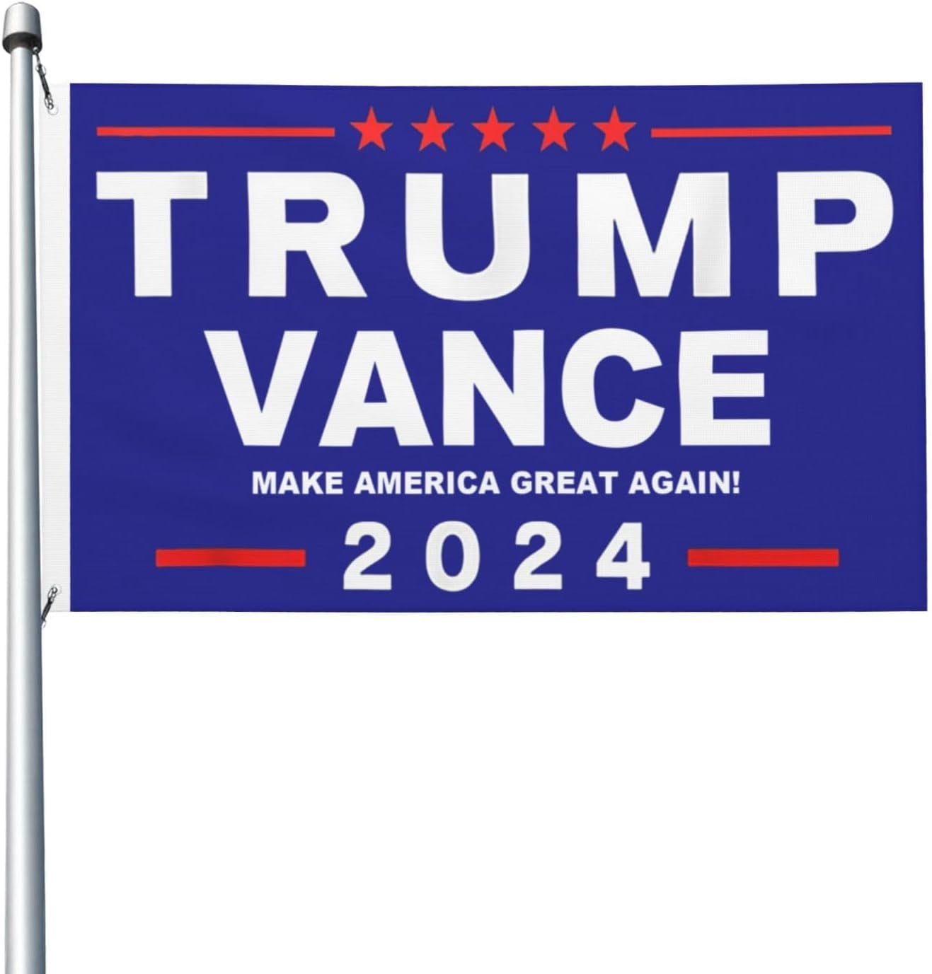 Trump 2024 Flag Trump Vance 2024 Make America Great Again! Flag For