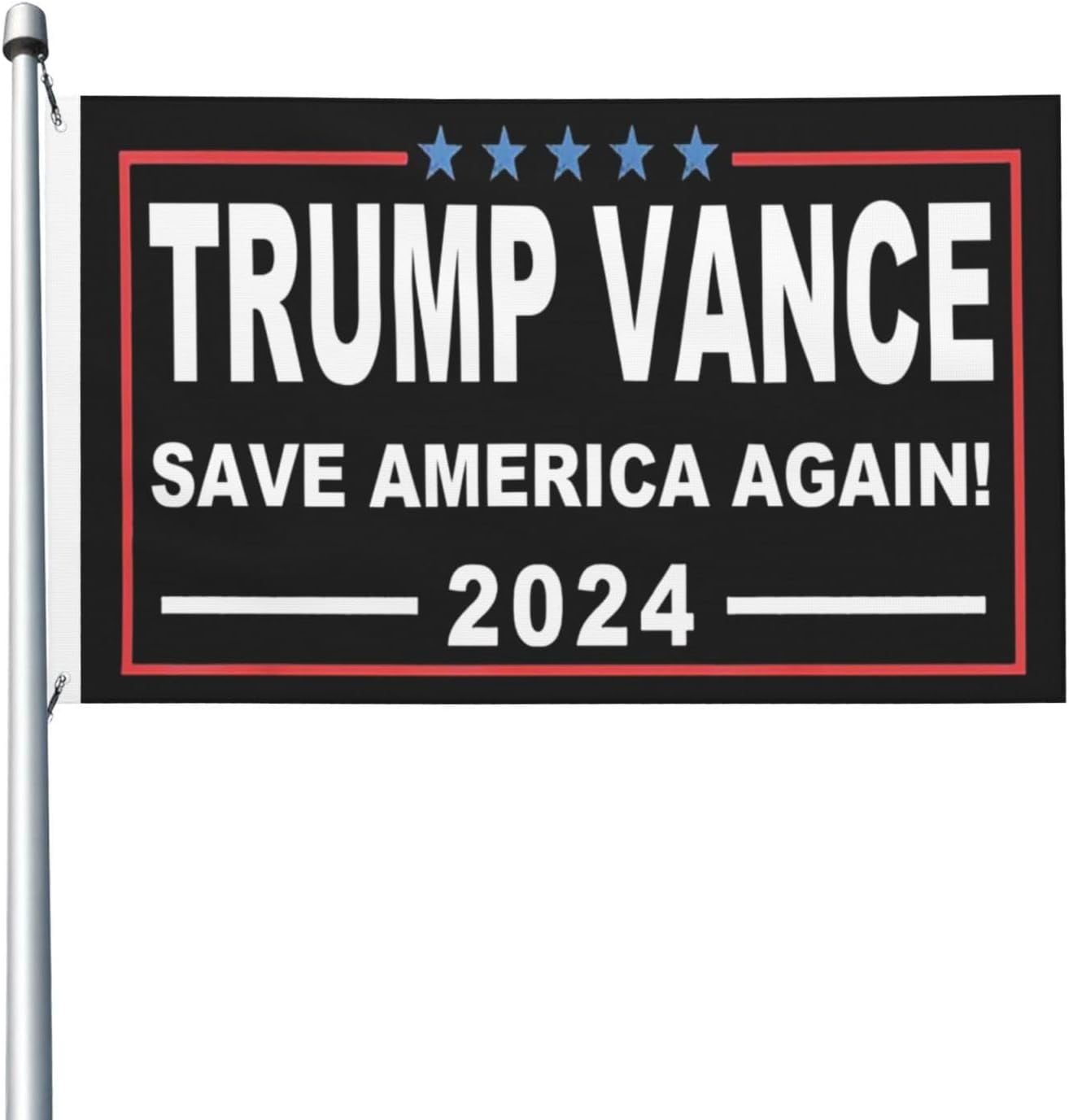 Trump 2024 Flag Trump Vance 2024 Save America Again! Flag Double Sided