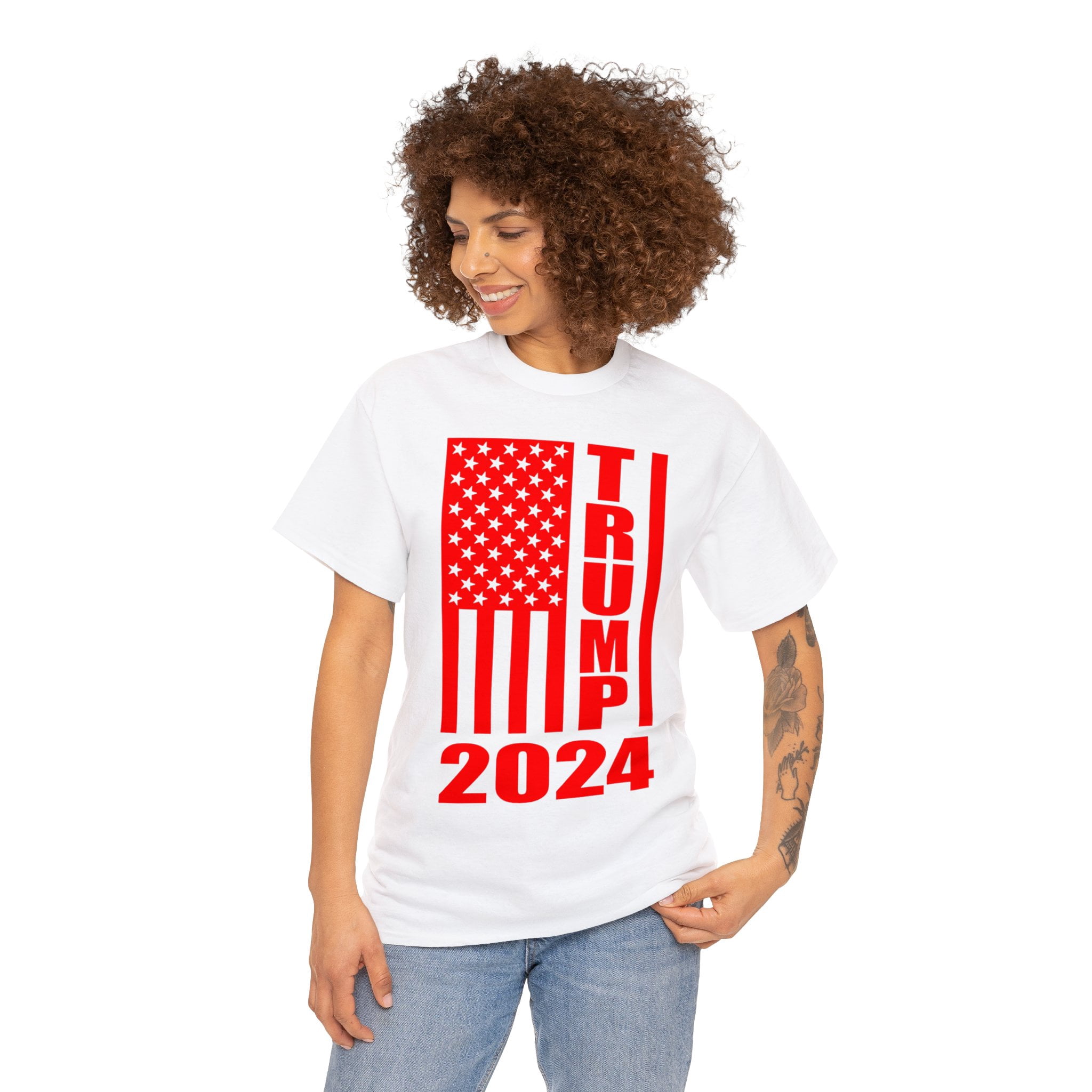 Trump 2024 Flag red Unisex Short Sleeve Tee - Walmart.com