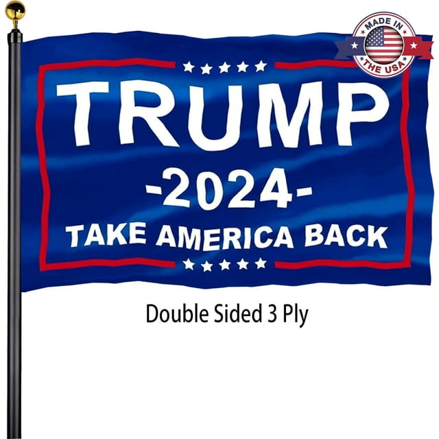 Trump 2024 Flags 3x5 Outdoor Made in USADouble Sided 3 Ply Heavy Duty