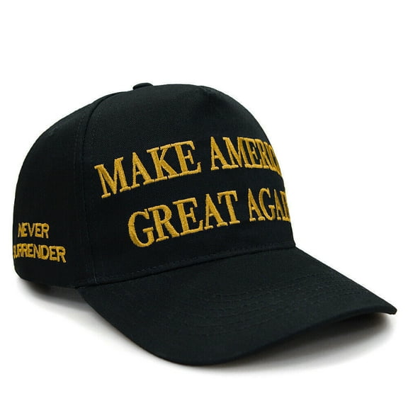 Trump 2024 Gold MAGA Hat Baseball Embroidery Cap Make America Great Again US