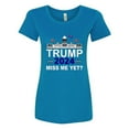 thumbnail image 1 of Trump 2024 Graphic Womens T-shirts Fit, Turquoise, 2XL, 1 of 5