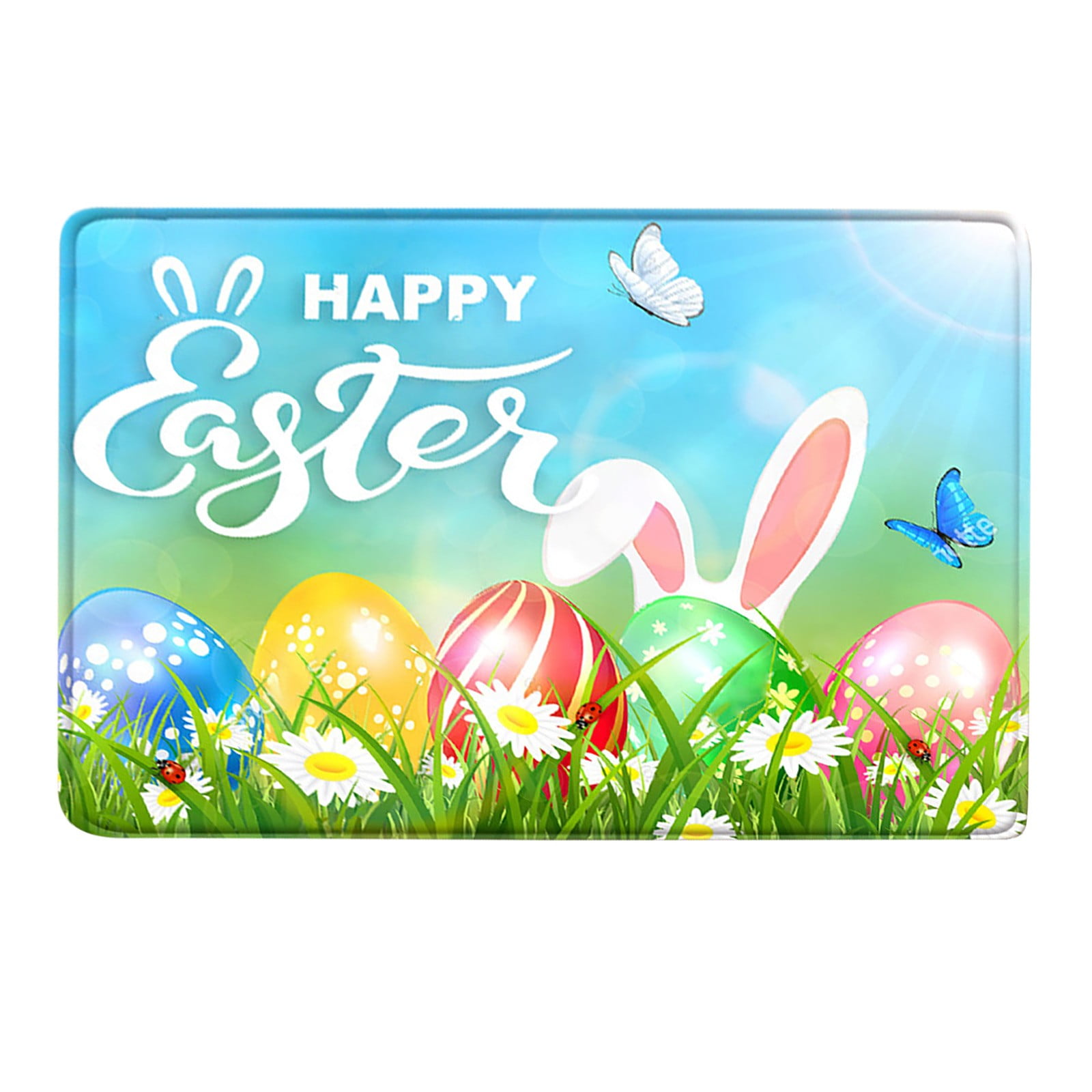 Trump 2024 HQ Easter Doormat Floor Indoor And Carpet Day Eggs