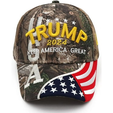 Trump 2024 Hat Donald Trump Hat 2024 MAGA Keep America Great Hat Camo USA Embroidered Adjustable Baseball Cap