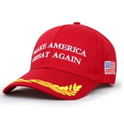 NOBRAND Trump 2024 Hat Embroidered Donald Trump Slogan with USA Flag Baseball Cap Golf Dad Hat Trucker Hats Bass Fishing Visor