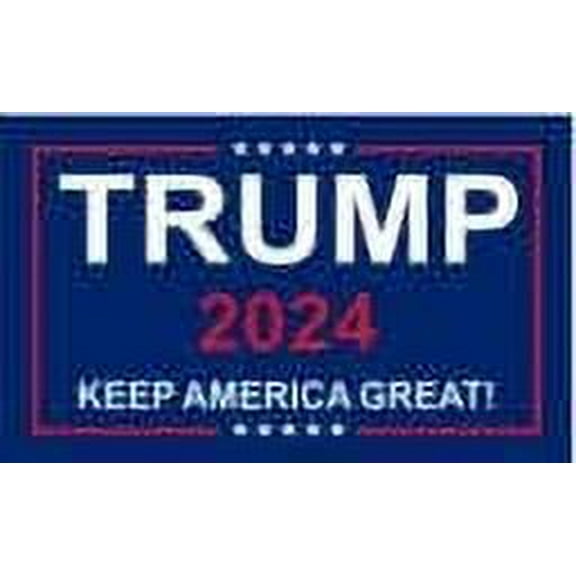 Trump 2024 Keep America Great 5'x8' Flag Rough Tex  100D