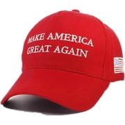 CHRGOGO Trump 2024 MAGA Hat Make America Great Again Donald Trump Slogan with USA Flag Cap