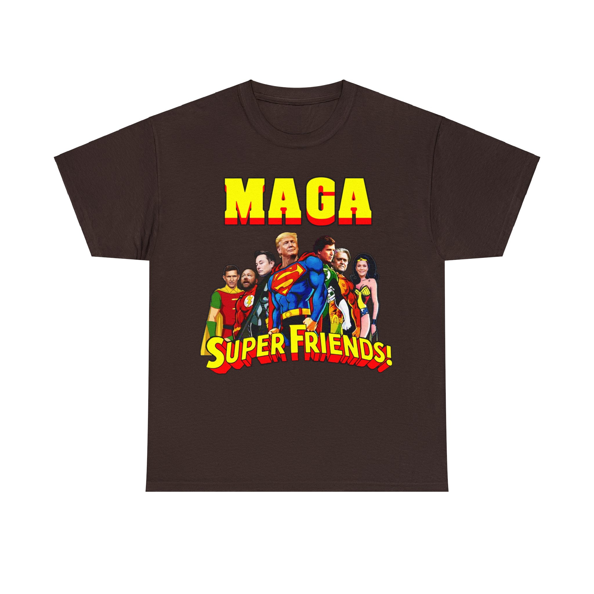 Trump 2024 MAGA Super Friends! Unisex Heavy Cotton Tee - Walmart.com