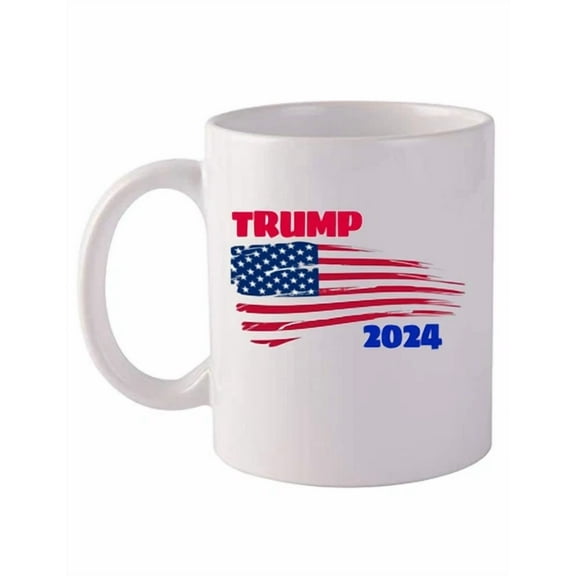 Trump 2024 Make America Great Again Ceramic Standard Coffee Mug Cup 11Oz